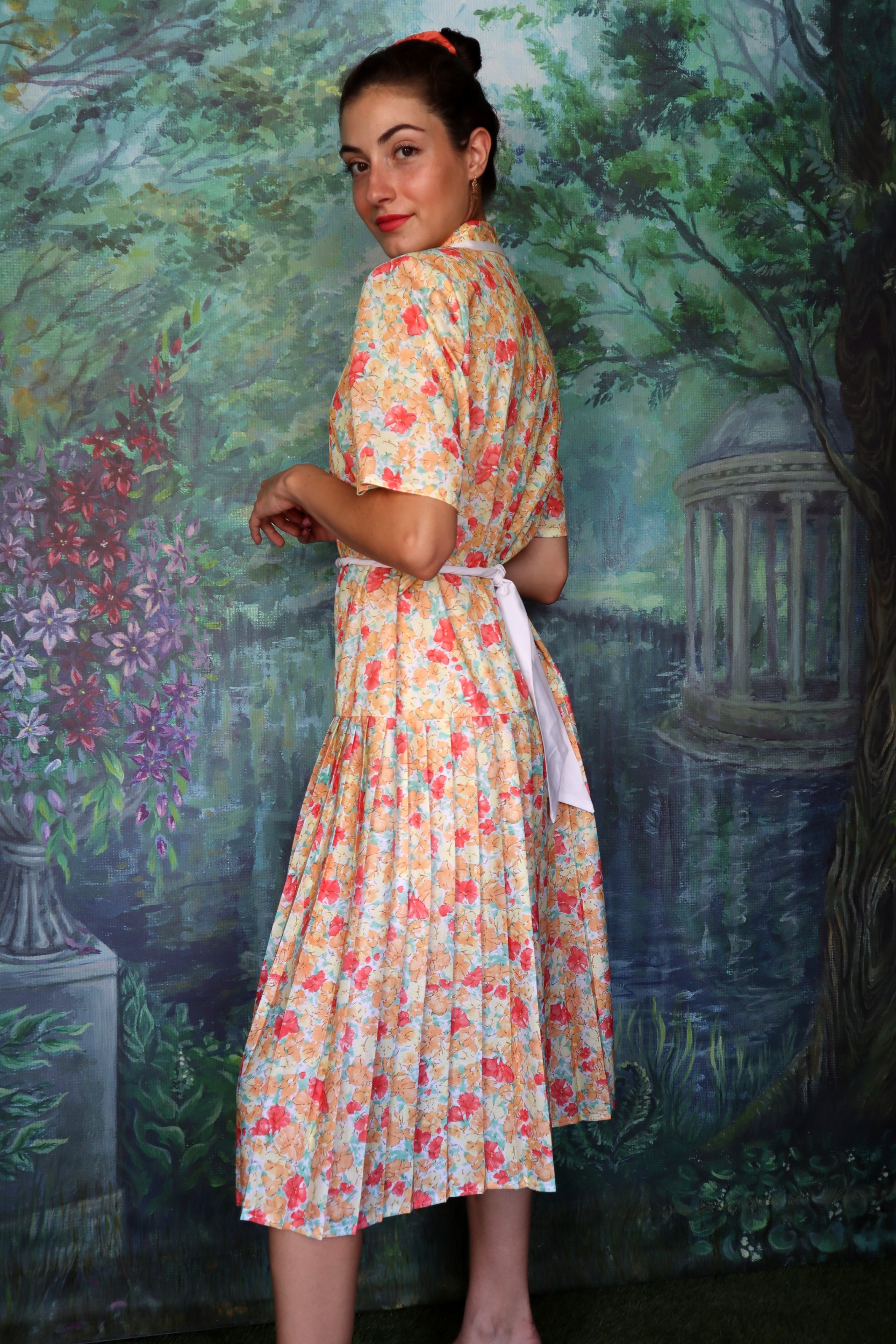 90s floral dress - Anthophile Vintage