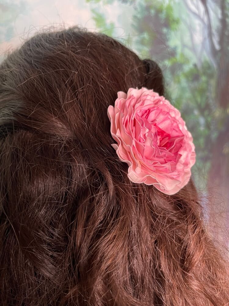 Ranunculus Elegance hair clip