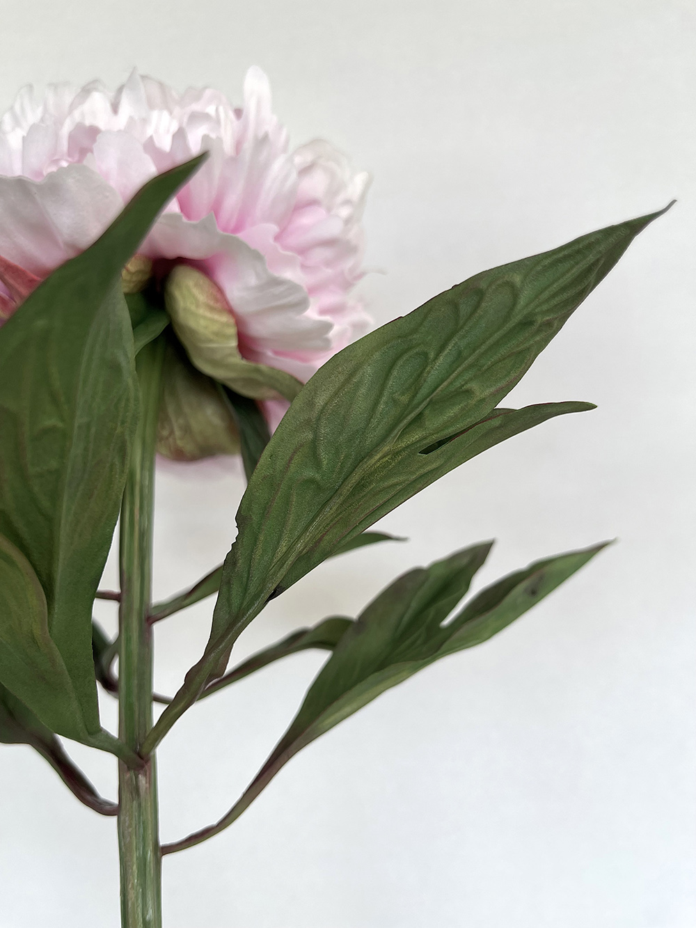 Artificial real touch Sarah Bernhardt pink peony