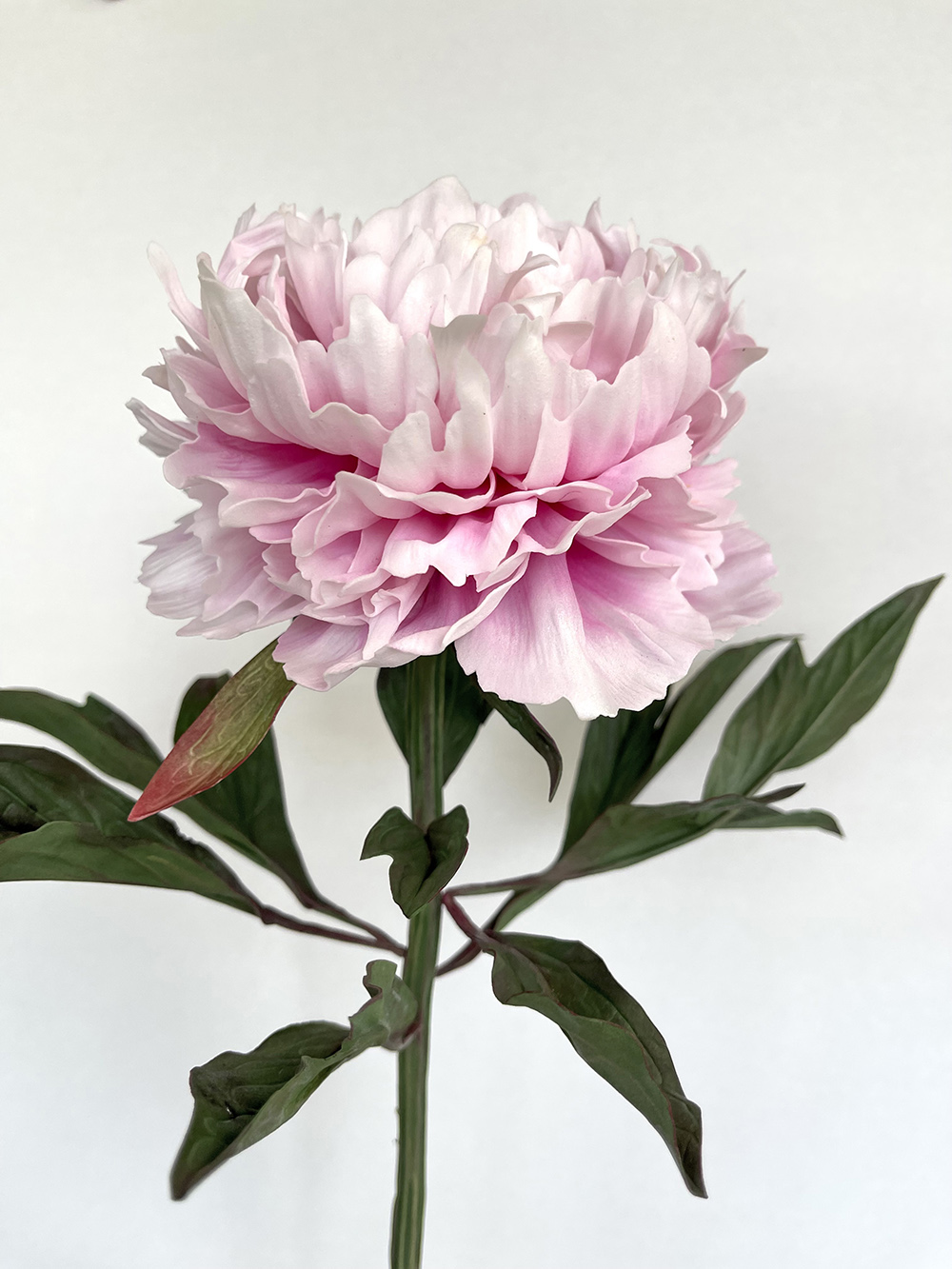 Artificial real touch Sarah Bernhardt pink peony