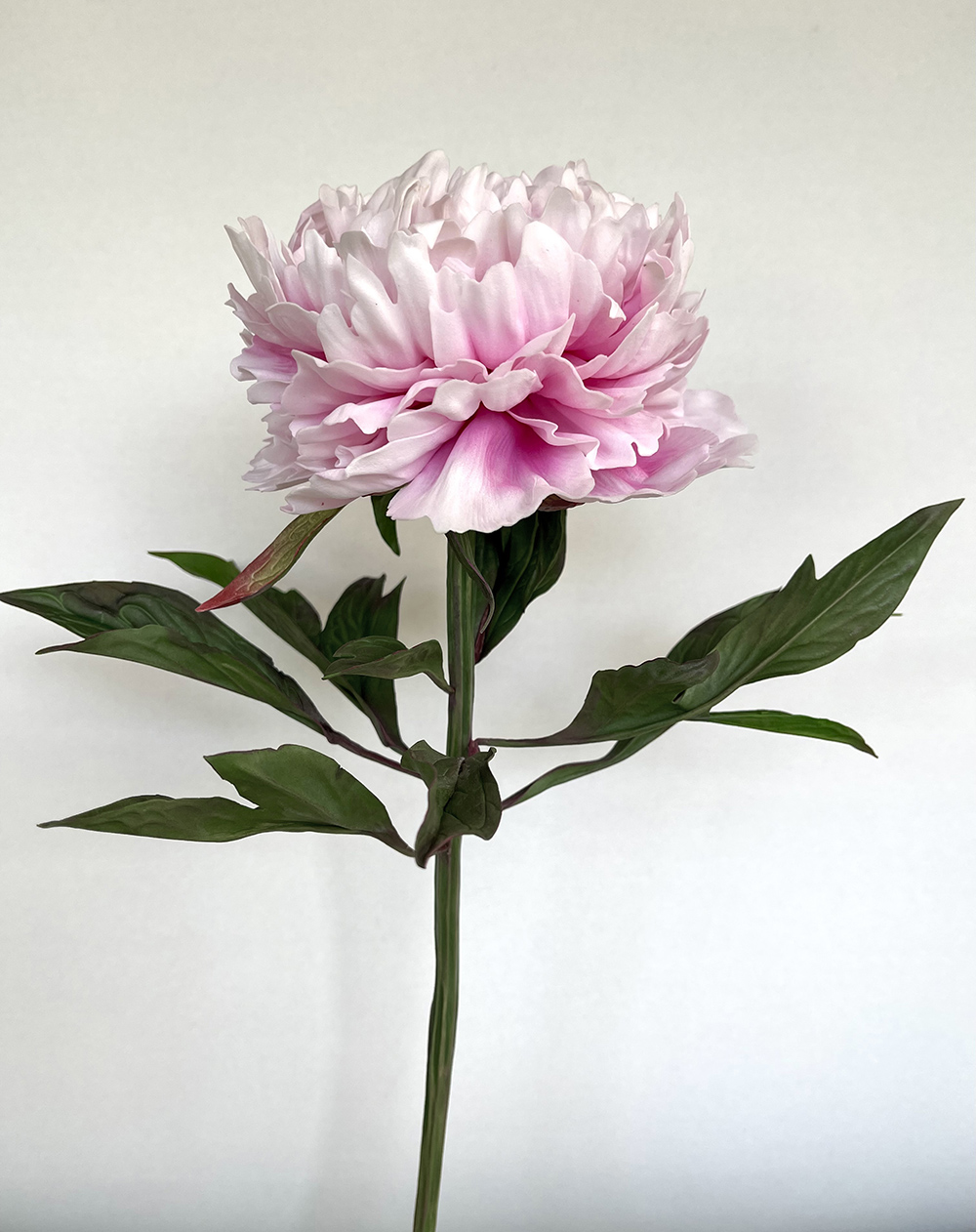 Artificial real touch Sarah Bernhardt pink peony