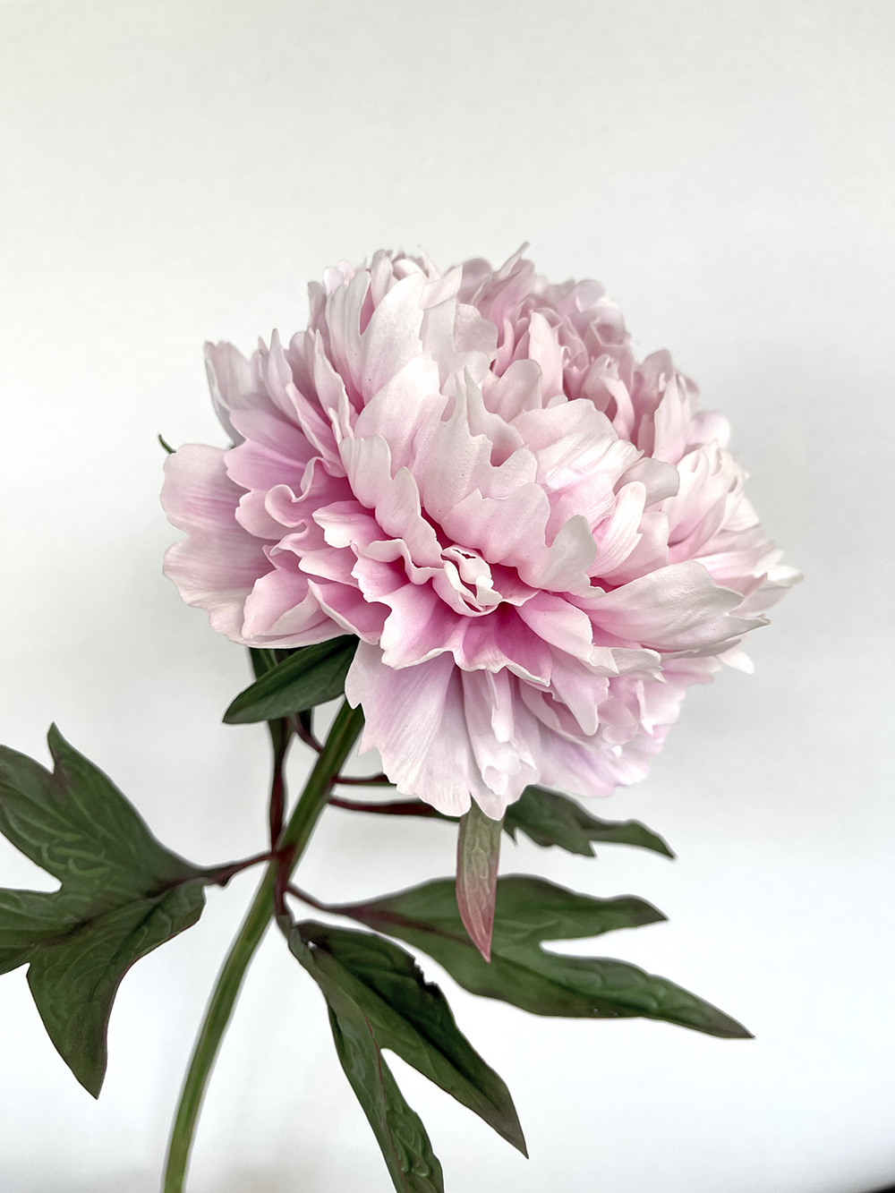 Artificial real touch Sarah Bernhardt pink peony