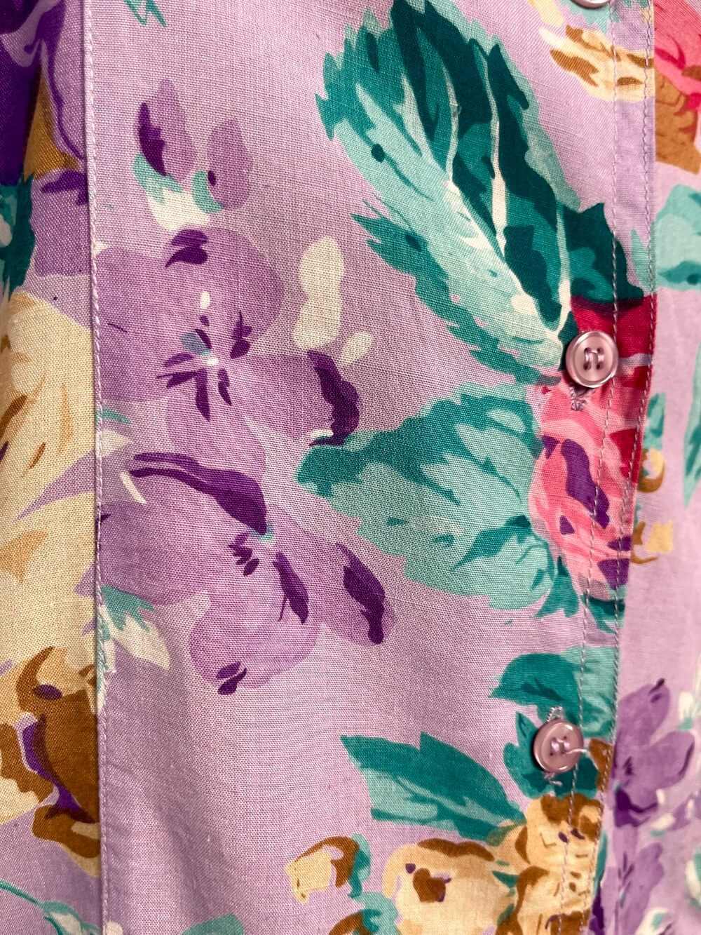 Vintage lilac floral dress