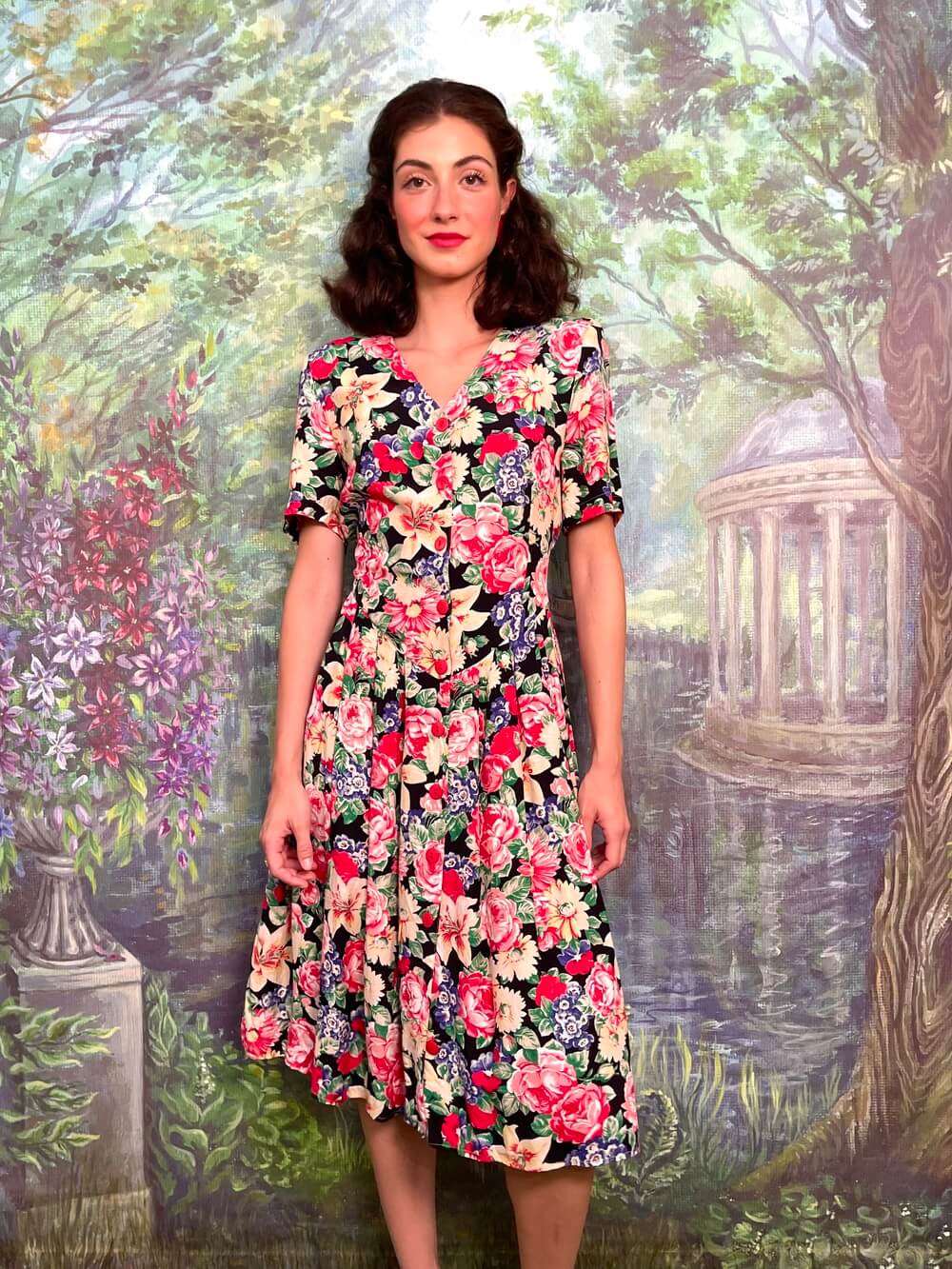 Vintage floral dress