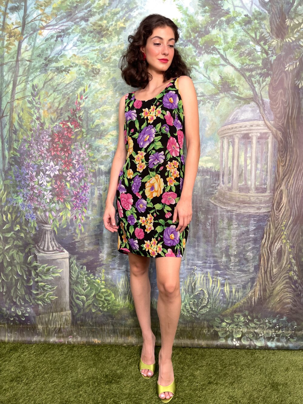 Vintage Frank Usher floral dress