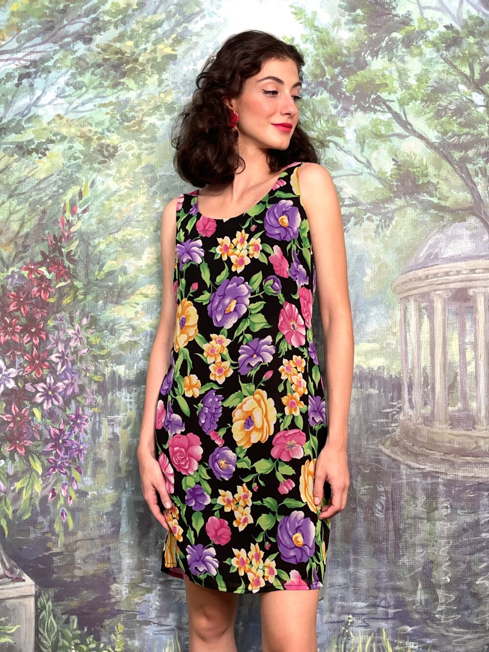 Vintage Frank Usher floral dress