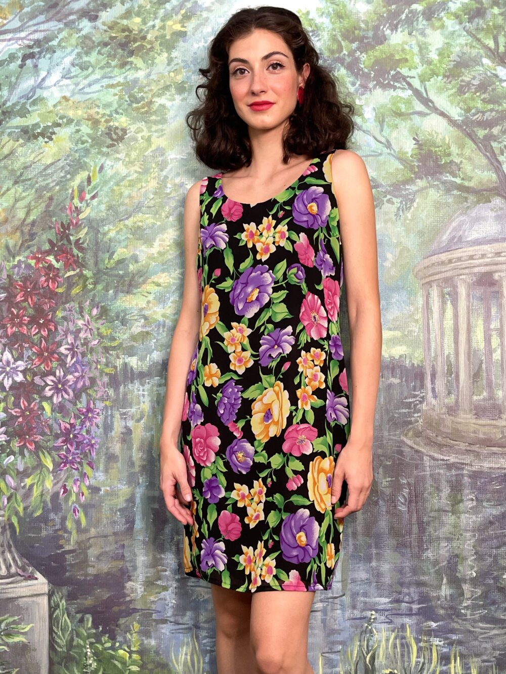 Vintage Frank Usher floral dress