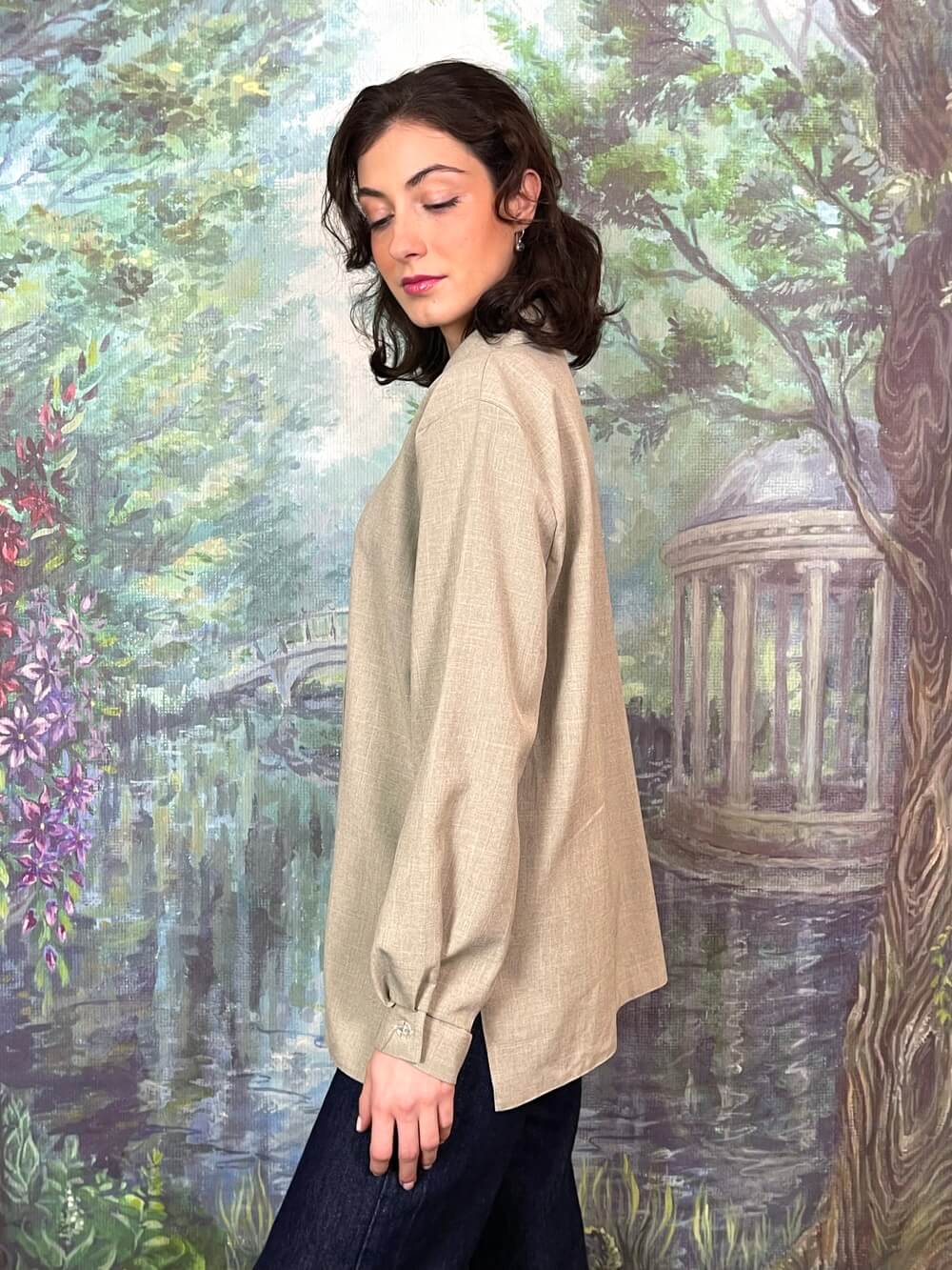 Vintage Embroidered Horse Blouse