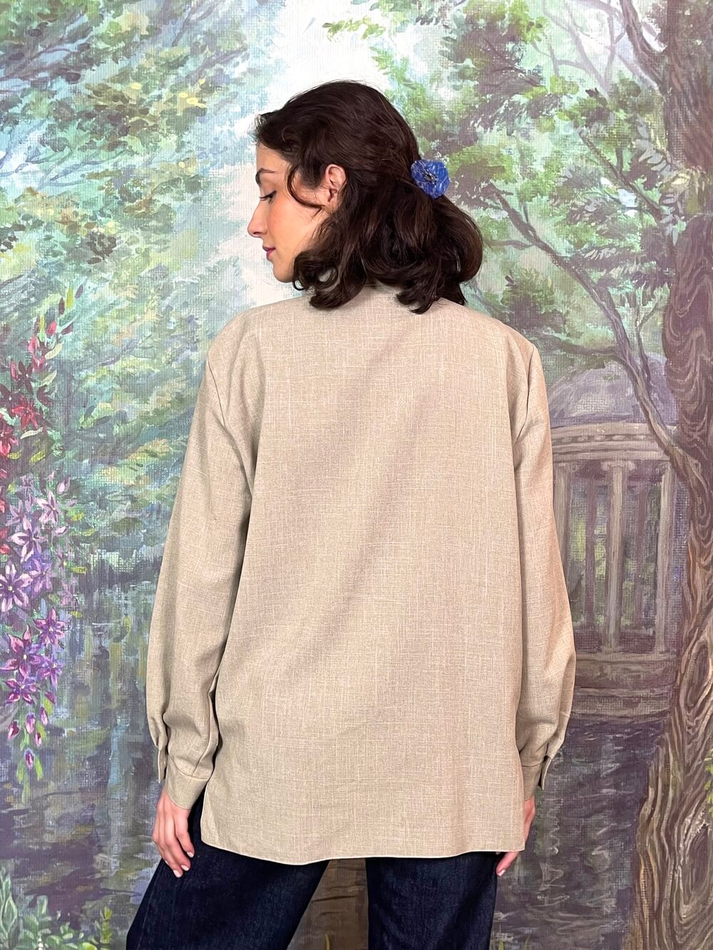 Vintage Embroidered Horse Blouse