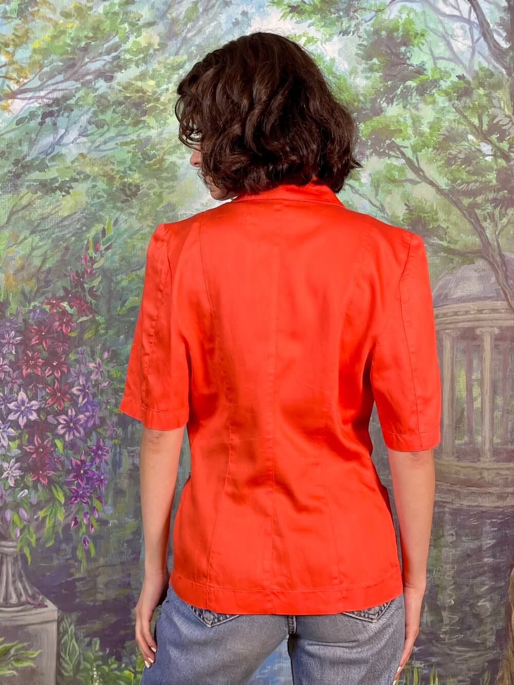 Vintage Cristina Santandrea Pret-à-Porter Coral Jacket