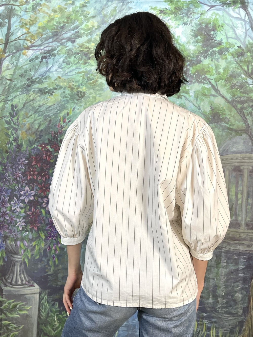 Vintage Austrian Embroidered Lily of the Valley Blouse
